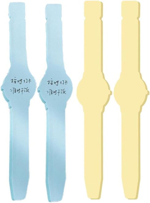 Creative Wrist Watch Shape Sticky Notes Novelty Sticky Notes Paper Reminder Sticky Notes Holiday Office Present for Coworkers Funny Note Pads...