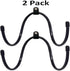 Wall Mount Towel Storage Rack Organizer Holder for Bathroom, Kitchen, Utility Room - Holds Hand Towels, Towels, Robes,Washcloths - Adjustable Meta...