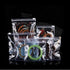 50 Self Seal PVC Pack Zipper Lock Bags,Clear Jewelry Anti Oxidation Bag Clarity Tarnish Prevention,Small Sealed Bag,Resealable packaging or Storag...