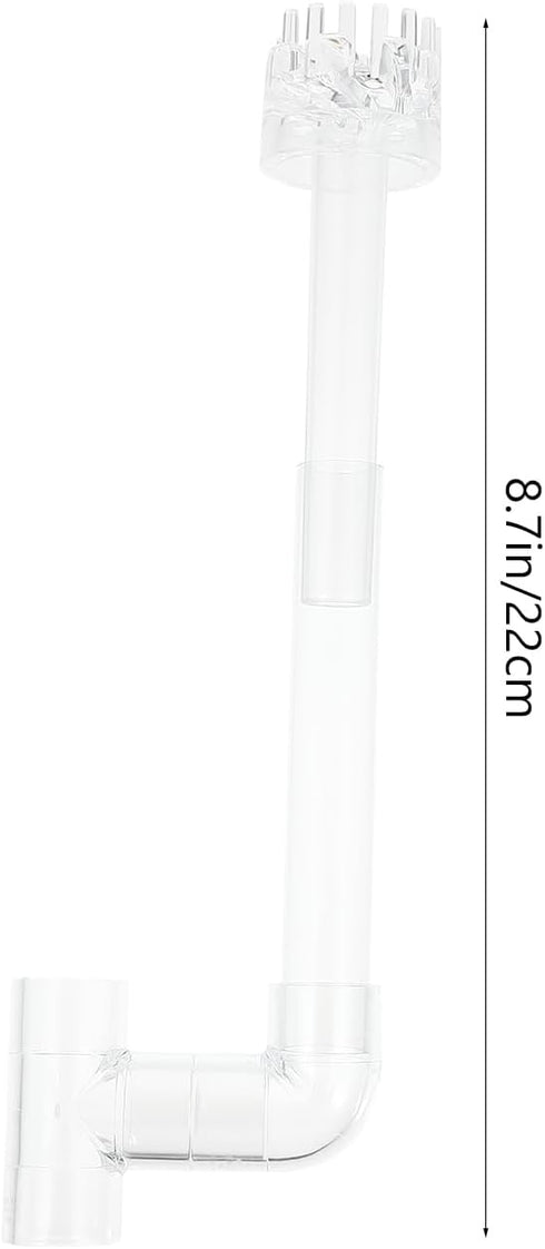 POPETPOP Filtro para Pecera Aquarium Surface Protein Skimmer Aquarium Skimmer Pipe Aquarium Oil Skimmer Lily Pipe Inflow Aquarium Surface Filter f...