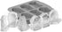 6-Grid Grave Tombstone Halloween Soap Chocolate Dessert Ice Cream Ice Making Muffin Pan Microwave Safe Silicone Mold Baking Pan Baking Supplies Ki...