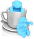 Dog Tea Infuser Reusable Tea Bags Sloth Tea Infuser Clear Tea Cup Loose Leaf Tea Infuser Snap Tea Strainer Otter Leaf Strainer Tea Steeping Basket...