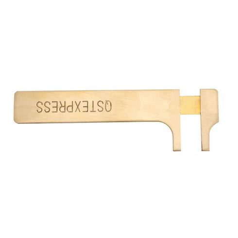 Brass Mini Vernier Caliper Sliding Gauge Vernier Caliper Double Scales mm/inch Ruler Measuring Tool for Jewellery Measurement 80mm/100mm (Double s...