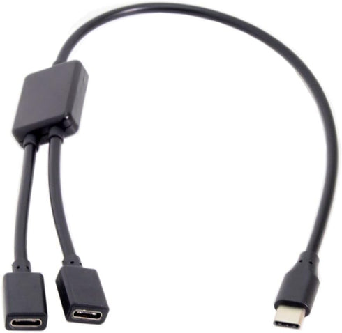 chenyang USB C OTG Cable,USB Type C 1 Male to 2 Female Dual Ports Hub Cable for Laptop PC & Mouse & Flash Disk...
