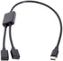 chenyang USB C OTG Cable,USB Type C 1 Male to 2 Female Dual Ports Hub Cable for Laptop PC & Mouse & Flash Disk...