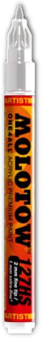 MOLOTOW ONE4ALL Acrylic Paint Marker, 1mm Extra Fine, Signal White, 1 Each (127.102)...