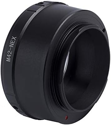 M42 to NEX Lens Adapter, Compatible with M42 (42x1mm) Screw Mount Lens to E-Mount Camera A6300,A7,A7R, A7II,A7S, A7M2,NEX-7,NEX-6,NEX-5,NEX-3...