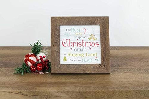 Summer Snow The Best Way to Spread Christmas Cheer Buddy The Elf Saying Quote Movie Framed Decor Art Picture Sign...