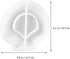 EXCEART Seashell Resin Mold Silicone Mold Fondant Mold Jewelry Organizer Silicone Display Stand Tray Crystal Epoxy Casting Mould Trinket Holder St...