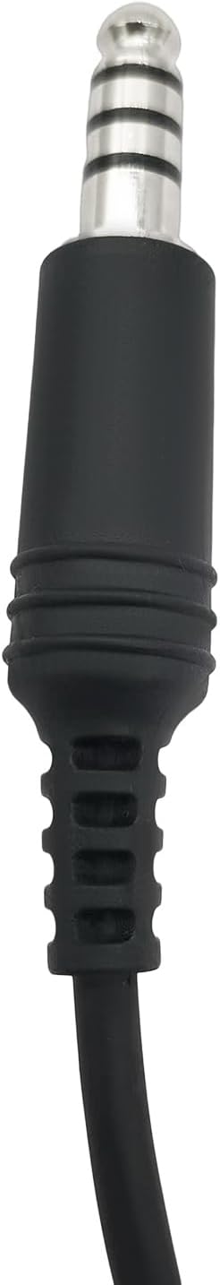 General Aviation Headset Adapter to Helicopter,Stereo Mono Switch,Adapt GA Headphone to Helicopter,7.0mm Civilian Wired U174U Plug?Military Wiring...