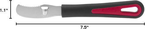 Westmark Orange Peeler Gallant, 7.5 x 1.1 x 0.8, Black/Silver/Red...