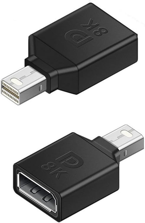 Mini Displayport to Displayport Adapter Converter Male to Female 8K60HZ Bi Directional Mutual Conversion Computer Host Graphics Card External DP M...