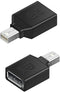 Mini Displayport to Displayport Adapter Converter Male to Female 8K60HZ Bi Directional Mutual Conversion Computer Host Graphics Card External DP M...