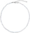 Puka Shell Necklace Hawaiian White Turquoise Bead Choker Beach Necklace for Women (White Bead)...