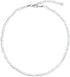 Puka Shell Necklace Hawaiian White Turquoise Bead Choker Beach Necklace for Women (White Bead)...