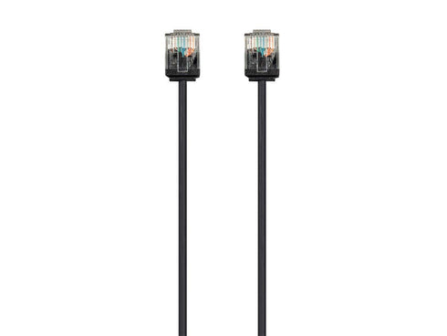 Monoprice Cat6 Ethernet Patch Cable - Snagless, 550MHz, UTP, 32AWG, 0.5 Feet, Black - Micro SlimRun Series...