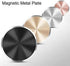 Cell Phone Metal Plates for Magnetic Car Mount 4 Pack. Replacement Set of Cute Gold Round Metal 3M Adhesive Backing Discs for Magnetic Phone Holde...