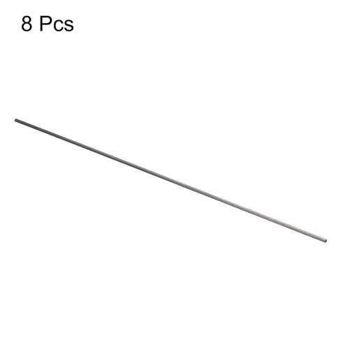 uxcell 8Pcs Carbon Fiber Tube 1 x 2 x 200mm Pultruded Carbon Fiber Tubing for RC Airplane Kite Wing Tube Quadcopter Arm...