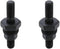 2 PACK Rivet Nut Mandrel M8 Rivet Nut Tool Tip Replacement Mandrel for Hand Nut Rivet Tool with Storage Box Nose Pieces Compatable for Many Nut Ri...
