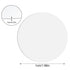 DARENYI 30Pcs 2 inch Clear Acrylic Discs Acrylic Circle Blanks, Round Acrylic Sheets Boards Transparent Plexiglass 0.04inch Thick Plastic Panels f...