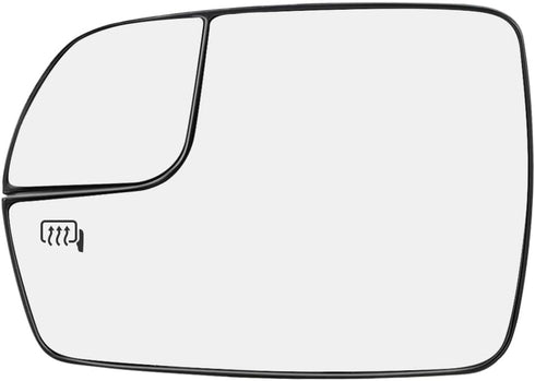 Senzeal Driver Side Heated Mirror Glass Replacement with Blind Spot Mirror for Ford Edge 2015 2016 2017 2018 FT4Z17K707H (Left Side)...