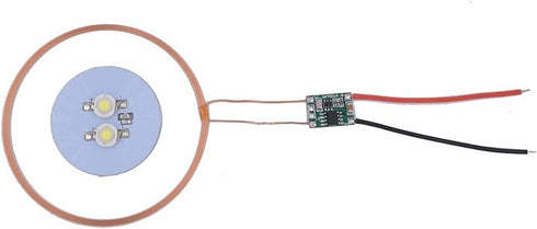 Taidacent 70mm 5V Input Long Distance Wireless LED Coil Inductive Coil Desk Living Room Bedside Lamp Wireless LED Induction Wireless Charging Modu...