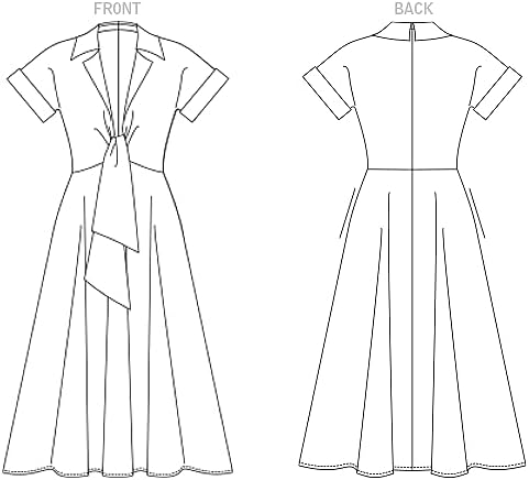 Vogue Misses' Dress Sewing Pattern Kit by Badgley Mischka, Design Code V1898, Sizes 8-10-12-14-16...
