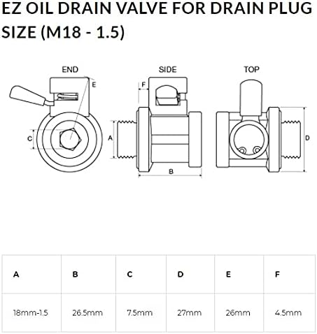EZ-104 EZ Oil Drain Valve...