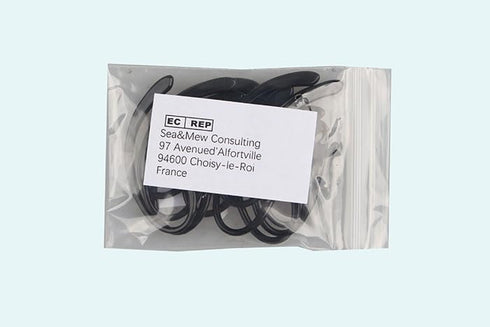 10PCS Bluetooth Headset Earpiece Universal Receiver Clip 360 Degree Rotate Clamp Holder Earhooks Ear Loop Replacement (6mm - Black)...