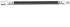 Dynamic Friction Company Rear Brake Line Hose 350-74069 For 1965-1974 Volkswagen Karmann Ghia, 1968-1977 Volkswagen Beetle, 1971-1979 Volkswagen S...