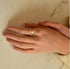 Opening 18K Gold Plated Stackable Bands Ring for Women, Eternity Ring with Shell Pearl, Cubic Zirconia engagement rings vintage gold ring pearl we...
