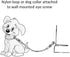 Dog Training Tie Out Cable, 3 Ft Begging Jumping Destructive Chewing Housetraining Counter Surfing Teething Puppy Potty Training Tether Chew Proof...