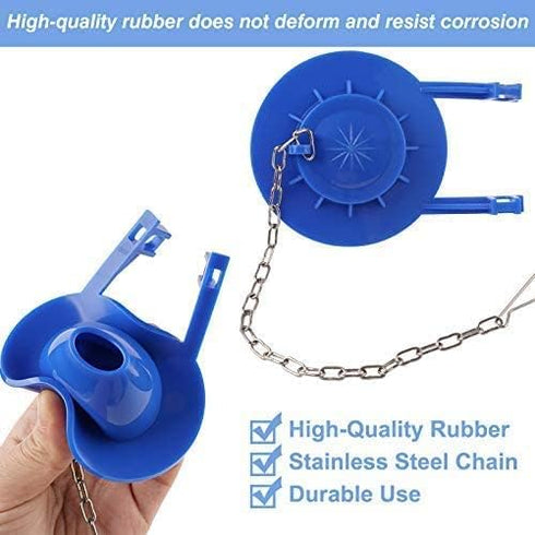 2PCS Universal Toilet Flapper 2 Inch, Toilet Flapper Replacement for American Standard Toilets, Toilet Tank Repair Kit Rubber Flapper Replacement ...
