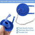 2PCS Universal Toilet Flapper 2 Inch, Toilet Flapper Replacement for American Standard Toilets, Toilet Tank Repair Kit Rubber Flapper Replacement ...