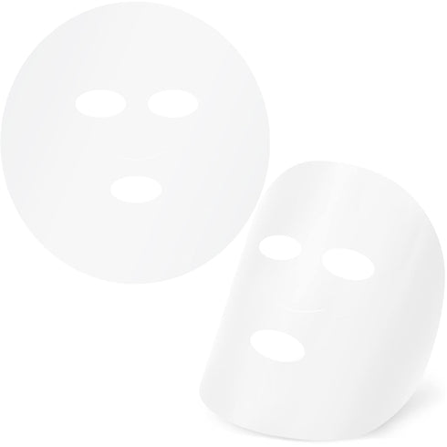 PAGOW 600 Sheets Facial Mask Preservative Disposable, Plastic Thin Face Mask Skin Care, DIY Clear Face Mask Paper Beauty Sheets for Face Skincare ...
