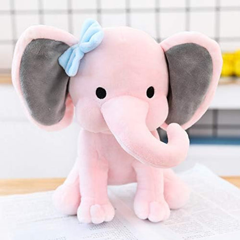 Stuffed Elephant Animal Plush Toys 9 Inch (Pink)...