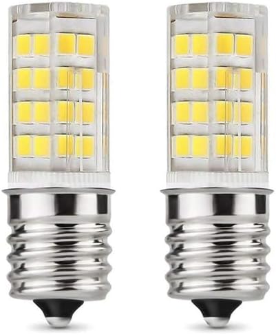 E17 LED Bulb for Microwave Oven,Kitchen Appliance Light Bulb, Stovetop Light,4 Watt (40W Halogen Bulb Equivalent), Daylight White 6000K, E17 Indic...