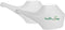 HealthAndYoga™ QwikFlo Light-Weight Neti Pot Sinus Rinse Kit- Compact Neti Pot for Kids and Adults - Travel Friendly Nose Wash Netty Pot - White (...