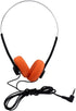 Orange Retro Over-Ear Headphones,Wired Stereo Headphones,Walkman Headphone,Lightweight Portable Headphone with Adjustable Headband,Electronics...