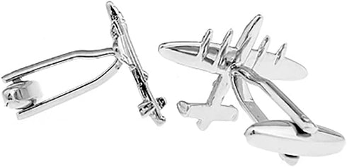 Airplane Plane Bomber Jet Pilot Pair Cufflinks...