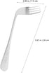 LALAFINA 1 Set of Adaptive Utensils Angled Fork and Spoon Stainless Steel Elderly Left Handed Anti Shake Eating Utensils Self-feeding Learning Ben...