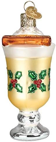 Old World Christmas Glass Blown Ornament with S-Hook and Gift Box, Food Selection (Eggnog, 32451)...