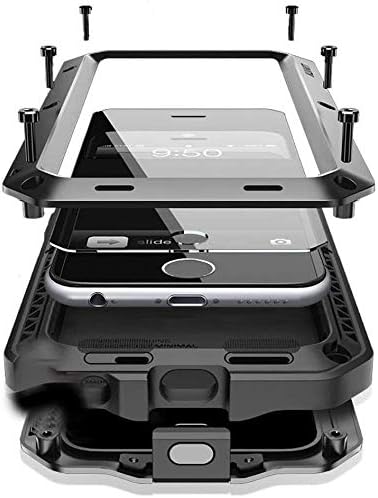 Marrkey for iPhone 11 Pro Max Case,Full Body Protective Heavy Duty Shockproof Tough Armour Aluminum Alloy Metal Case with Silicone Built-in Screen...