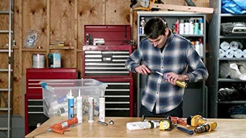 TubeANew Caulk Tube Saver - Repair and Reuse Dried or Clogged Tubes - 1 Pack, 5 Pieces with 50 Caulk Cap, Red Caulk Saving Cap...