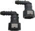 Pack of 2 Female Bundy to Hose Barb Fuel Line Quick Connector (90° 3/8 to 5/16)...