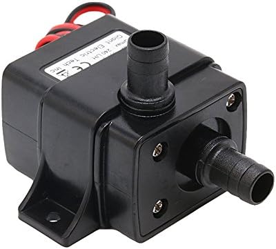 HiLetgo 2pcs Water Pump 240L/H DC 12V 4.2W Micro Brushless Pump 3M Pumping Head Ultra Quiet Water Pump for Pool Aquarium Fish Tank...