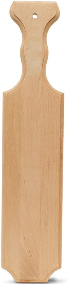 Fraternity Sorority Paddles 14 inch, Pack of 1 Unfinished Greek Wooden Paddle, Smooth Birch for Decorating and Painting, by Woodpeckers...