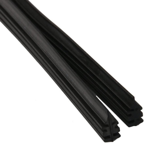 Yahpetes Car Wiper Blade 2 Pcs Windshield Wiper Rubber Strip 32" Car Vehicle Insert Rubber Strip Wiper Blade Natural Rubber Boneless Wiper For Car...