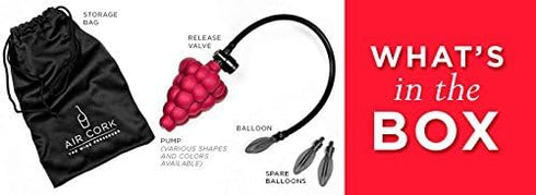 Wine Preserver (Charcoal): Wine Saver, Saves Red and White Wine, Reusable Stopper Sealer, Seen On Shark Tank...