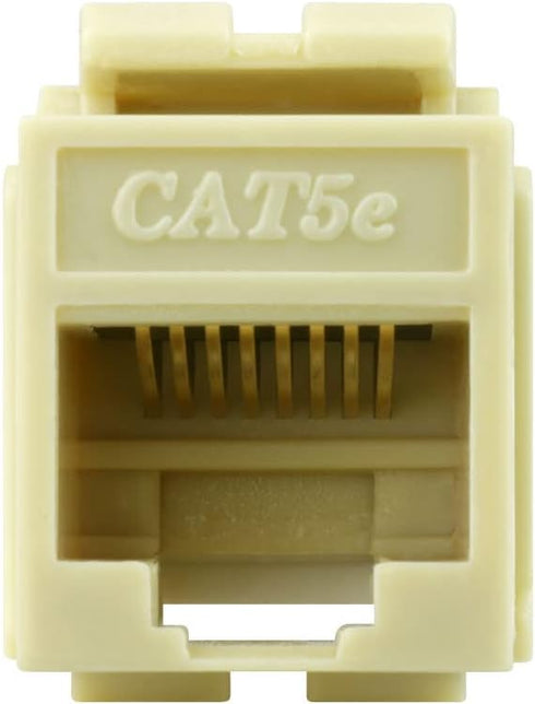 Cat5e Keystone Jack Insert, Ivory...